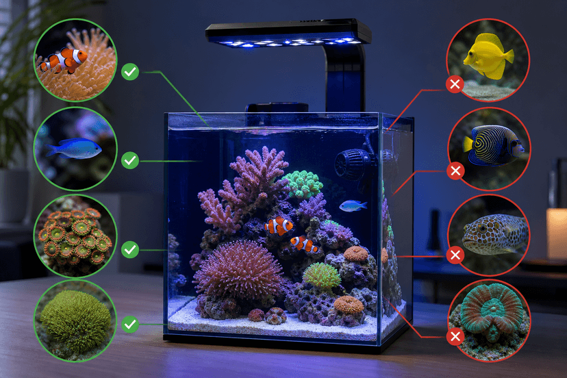 Nano récif de 30 à 60 L : possibilités et limites