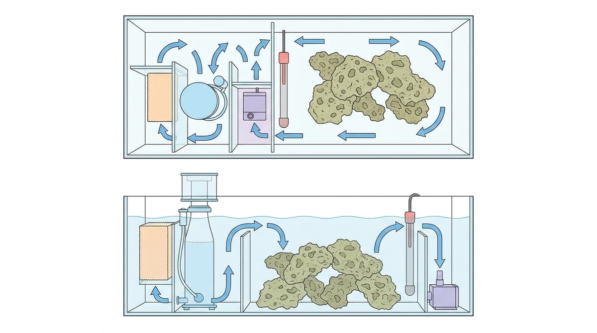 Roches vivantes et brassage : le cœur de la filtration biologique d'un bac récifal